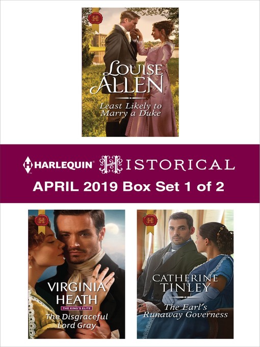 Title details for Harlequin Historical April 2019--Box Set 1 of 2 by Louise Allen - Wait list